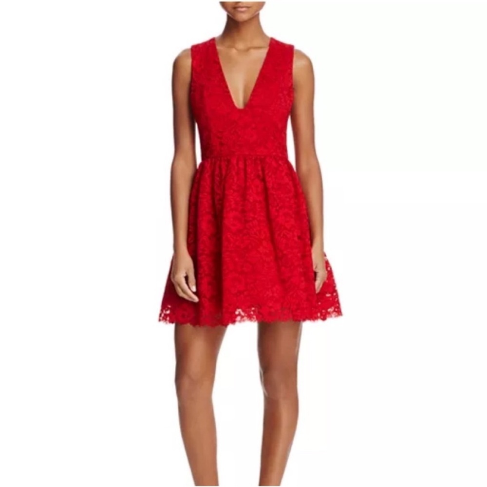 Alice + Olivia Vibrant Red Garment